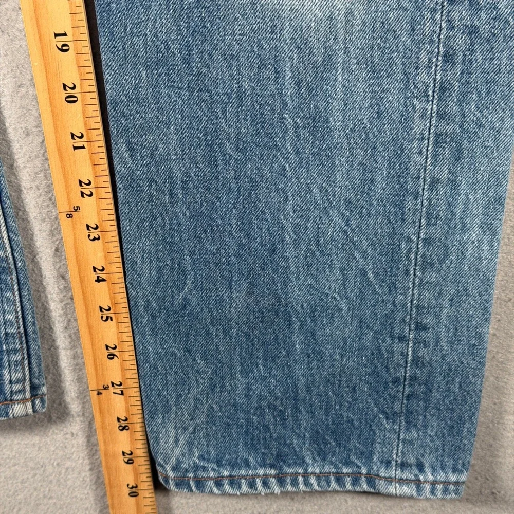 Vintage Levis 501 Light Wash Straight Leg Denim Jeans Blue 28x30 USA Made